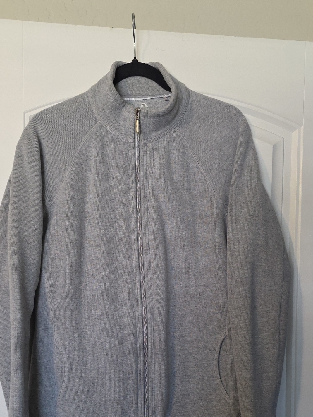 Tommy Bahama Gray Full-Zip Jacket